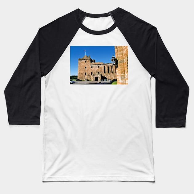 Linlithgow palace - Wentworth prison in Outlander Baseball T-Shirt by goldyart